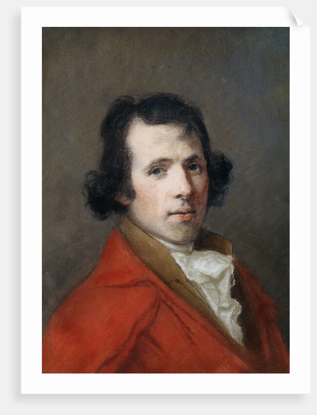 Portrait of Antonio Canova, Bust Length, Wearing a Coat by Hugh Douglas Hamilton