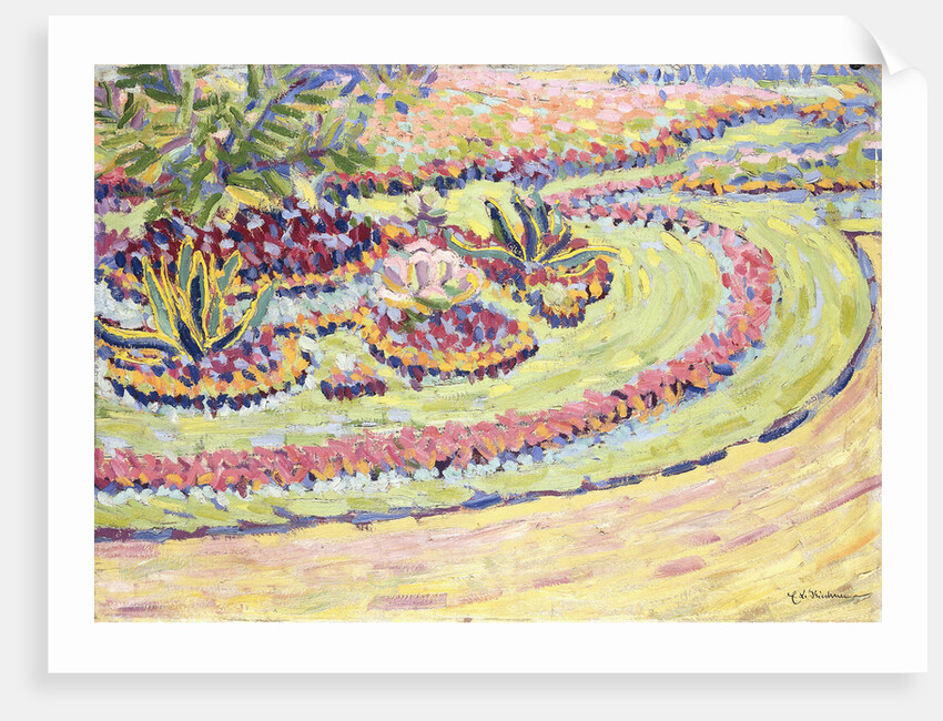 Flowerbed by Ernst Ludwig Kirchner
