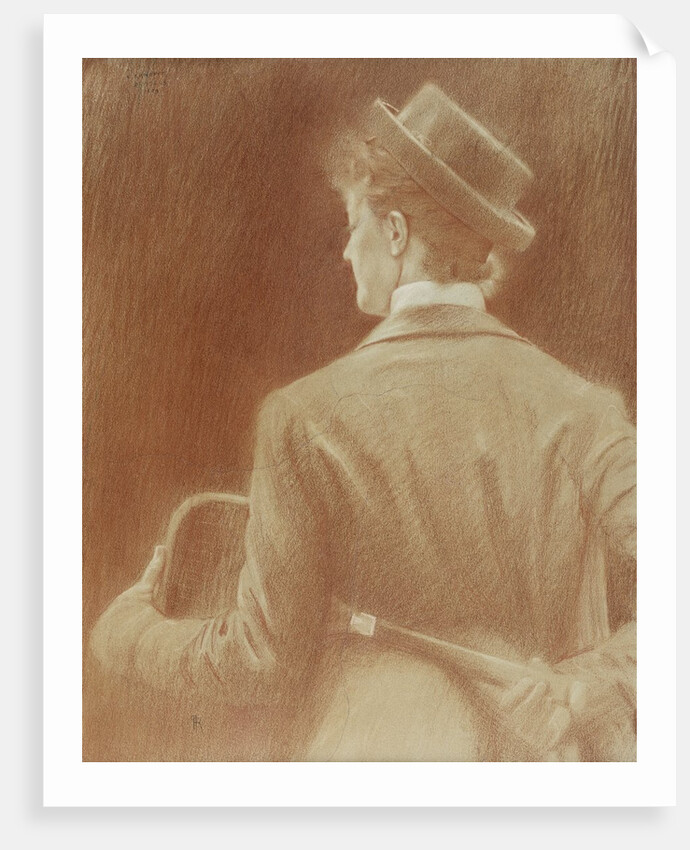 A Tennis Player; Study for 'Memories' by Fernand Khnopff