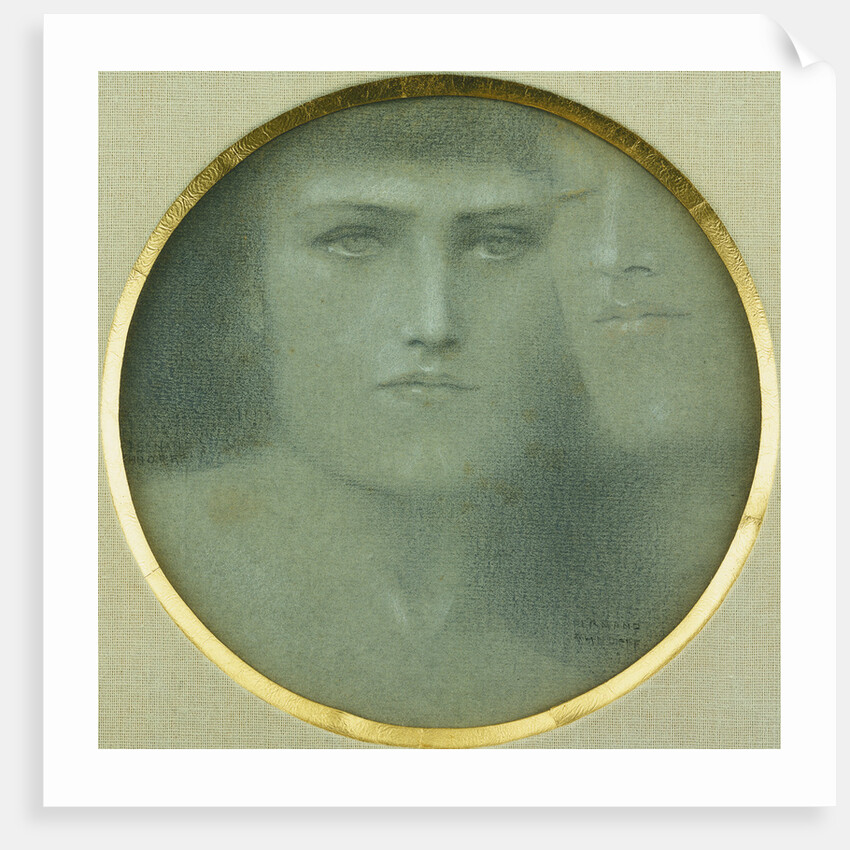 Caresses by Fernand Khnopff