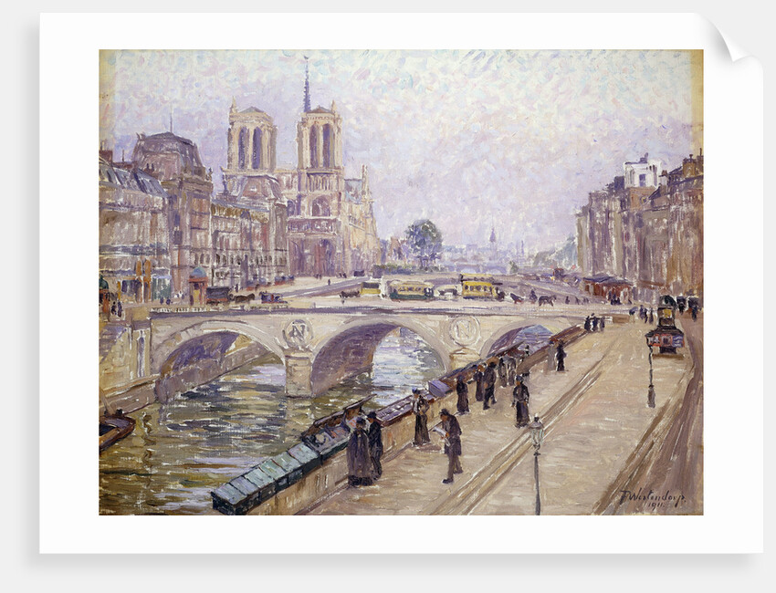 View of Notre Dame, Paris by Fritz Westendorp