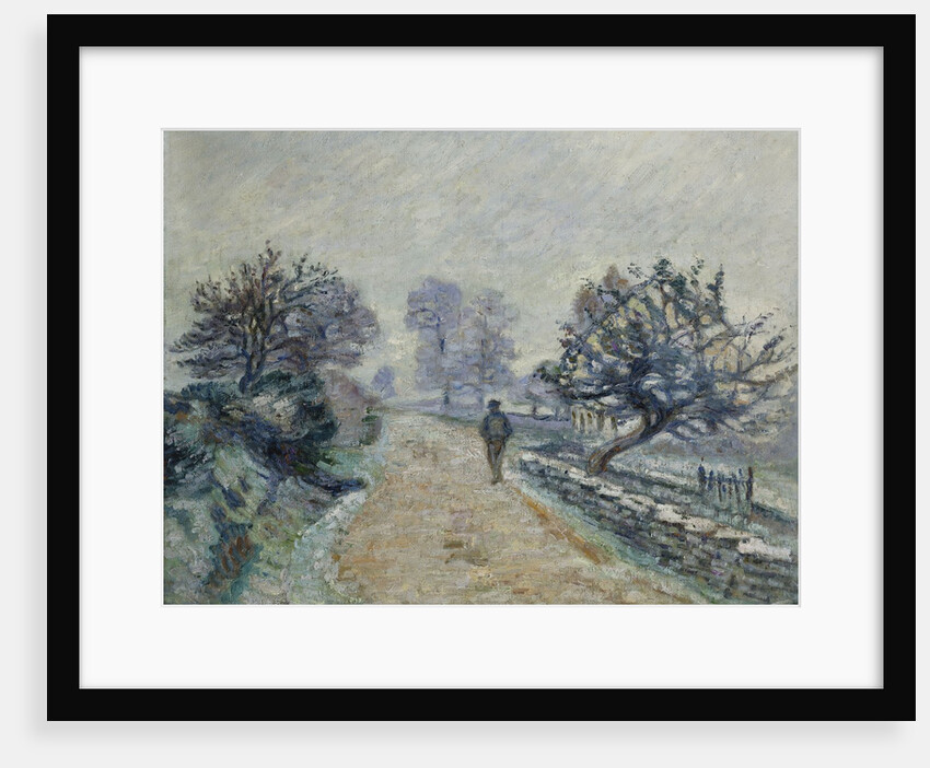 Crozard Road, Little Fog and Frost by Armand Guillaumin