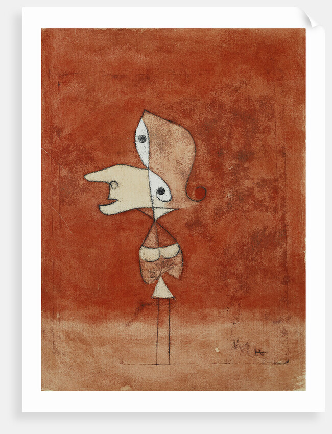 Portrait of Brigitte (Whole Figure) by Paul Klee