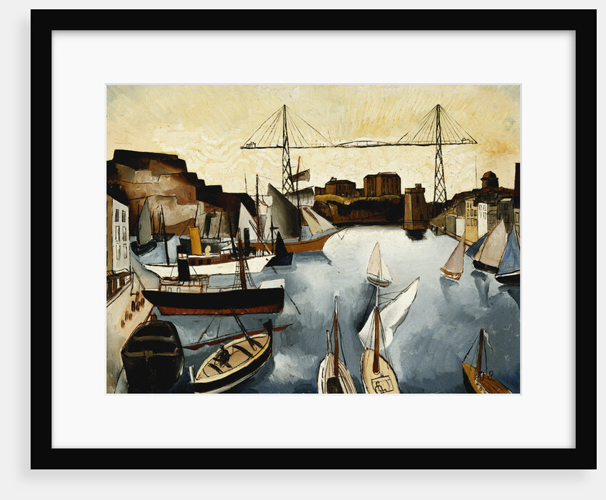Marseilles Harbour by Christopher Wood