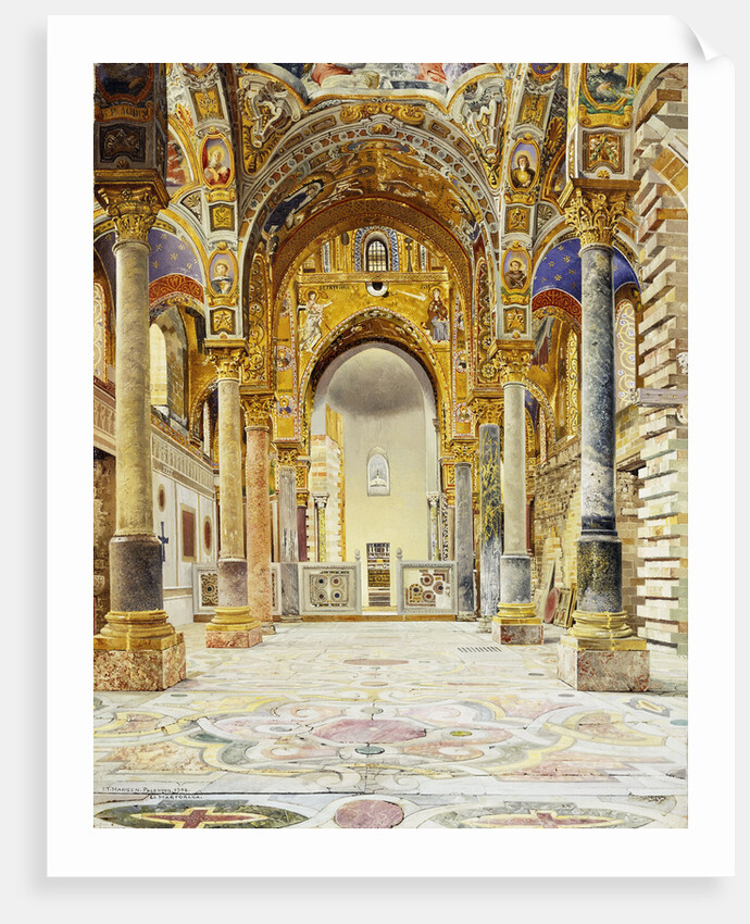 La Martorana, Palermo by Josef Theodor Hansen