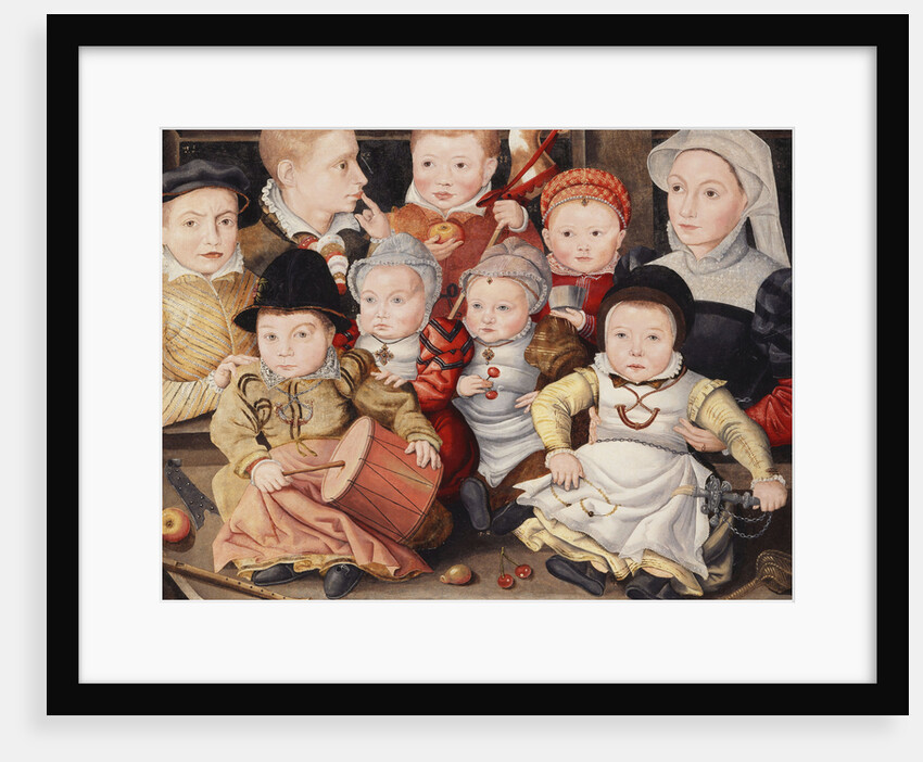 Group Portrait of Children by Ludger Tom Ring the Younger