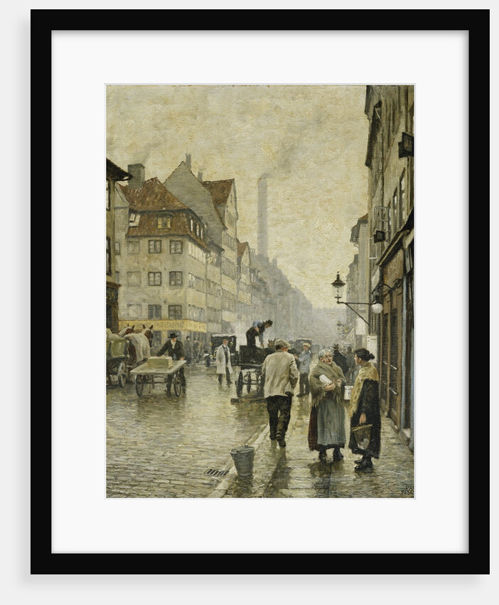 Krystalgade, Copenhagen by Paul Fischer