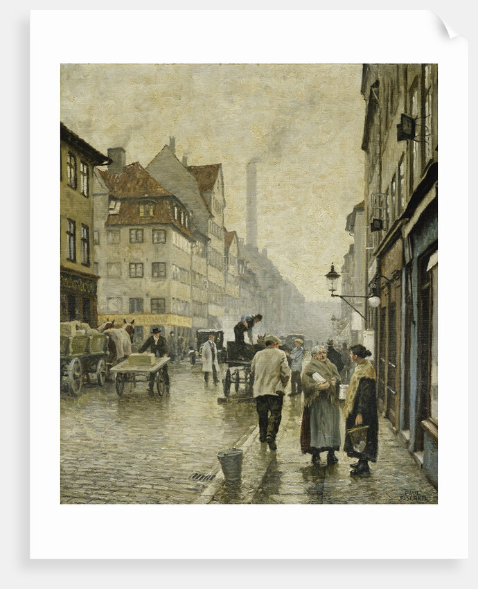 Krystalgade, Copenhagen by Paul Fischer