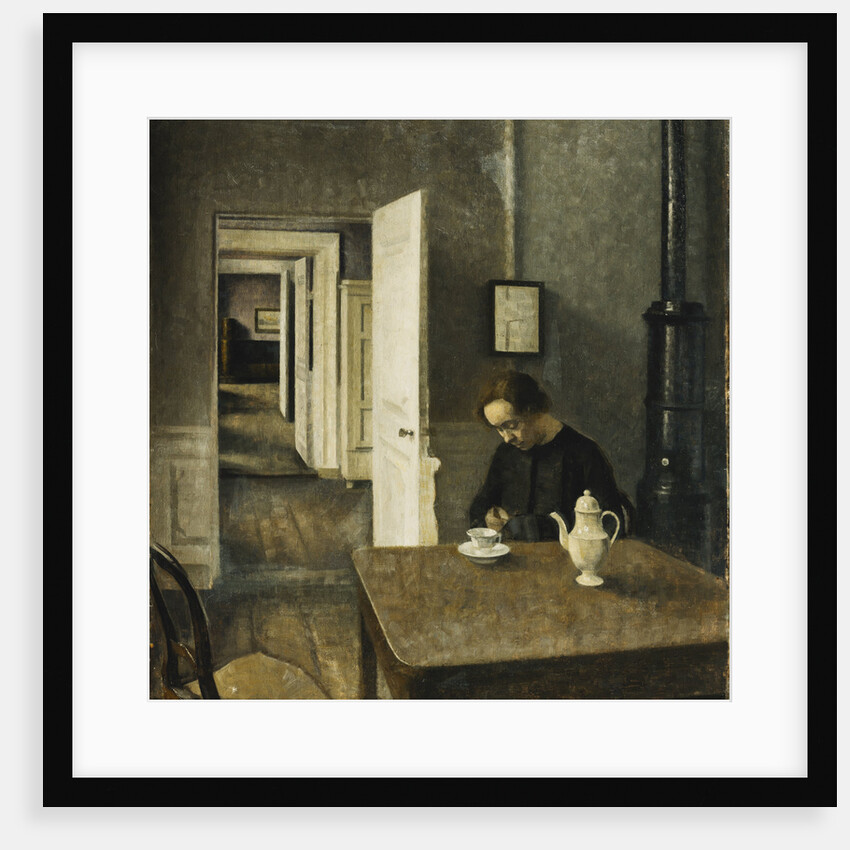 An Interior, Strandgade 25 by Vilhelm Hammershoi