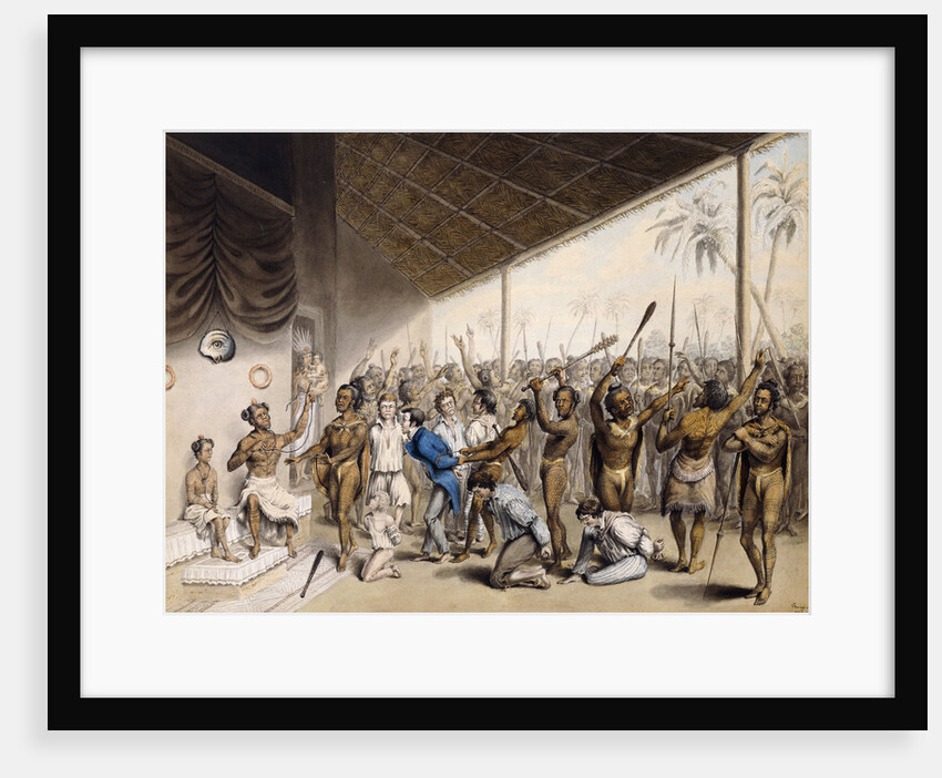 A Native Chief Ordering Europeans to be Put to Death by Anonymous