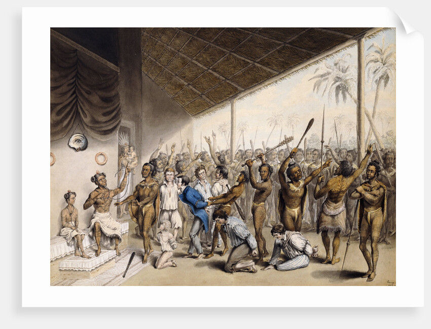 A Native Chief Ordering Europeans to be Put to Death by Anonymous