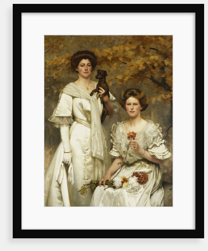 Hilda and Margaret, Daughters of Professor Sir Edward Poulton, F.R.S by Thomas Cooper Gotch