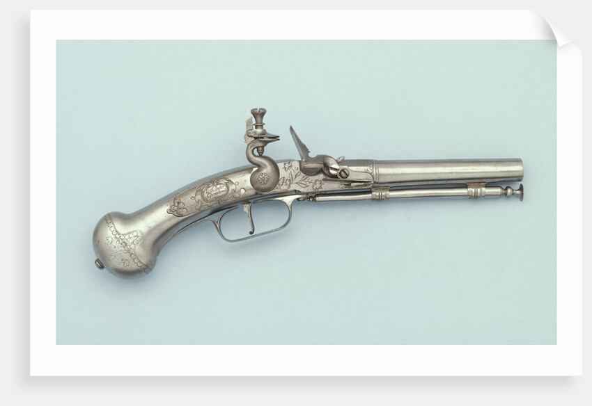 An all steel flintlock pistol, Jan Cloeter a Grevenbroich, circa 1660 by Anonymous