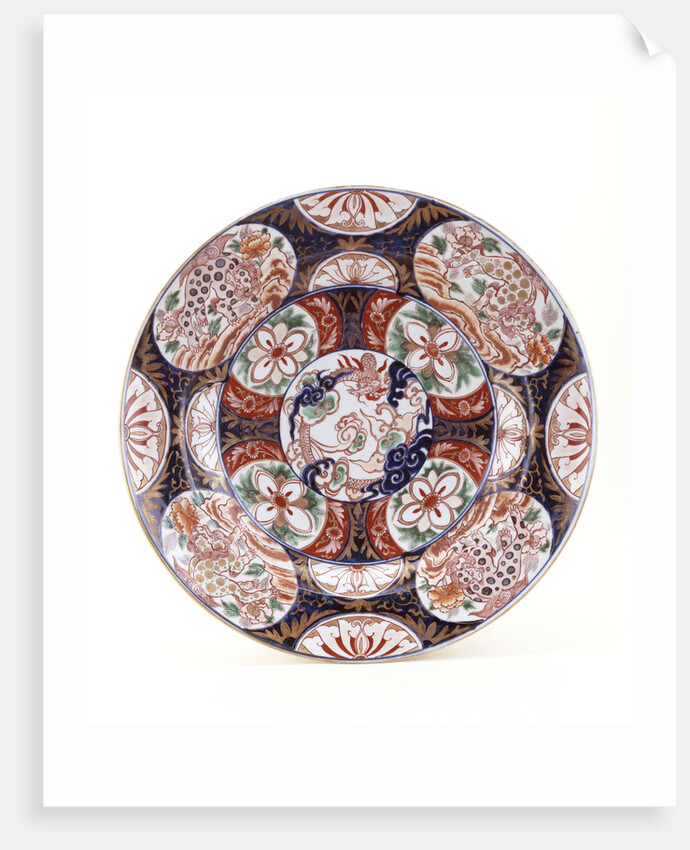 An Imari charger by Anonymous
