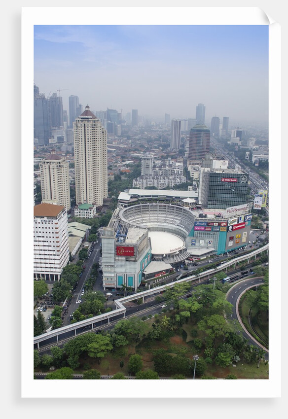 Jakarta cityscape in Indonesia by Anonymous