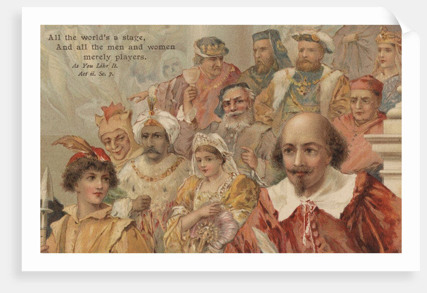 Postcard from As You Like It by William Shakespeare