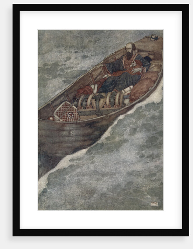 Illustration by Edmund Dulac from The Tempest by William Shakespeare by Anonymous