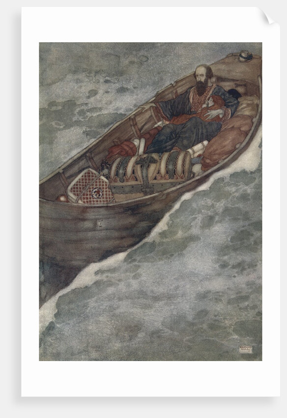 Illustration by Edmund Dulac from The Tempest by William Shakespeare by Anonymous