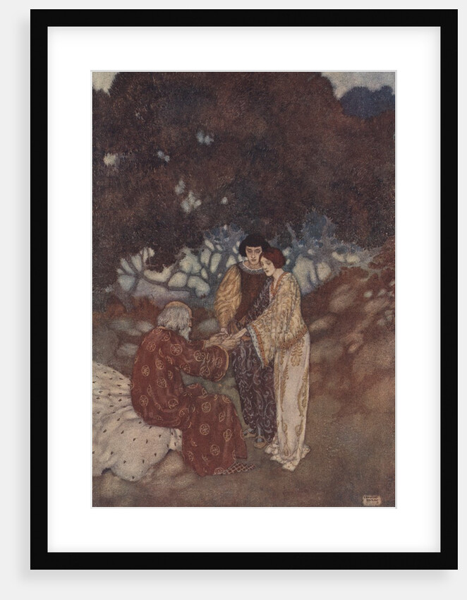 Illustration by Edmund Dulac from The Tempest by William Shakespeare by Anonymous