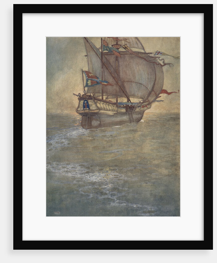 Illustration by Edmund Dulac from The Tempest by William Shakespeare by Anonymous