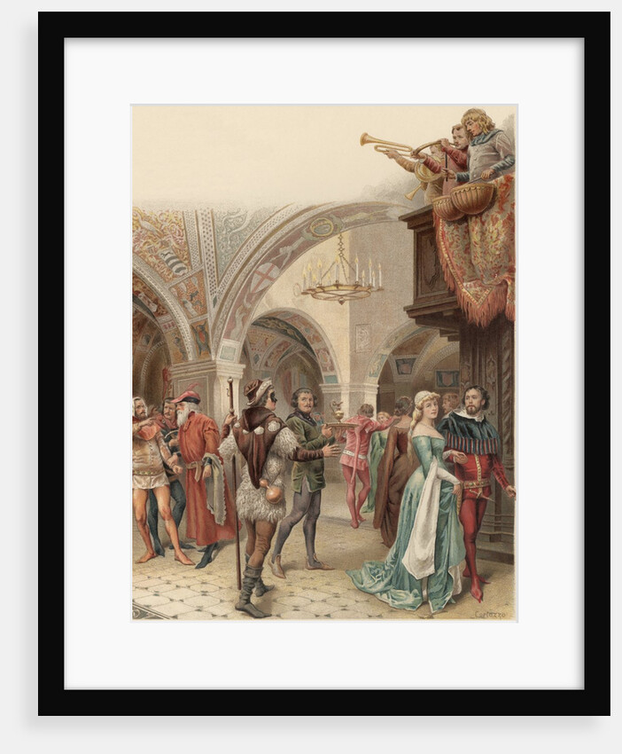 Book Illustration from Romeo and Juliet by William Shakespeare by Anonymous