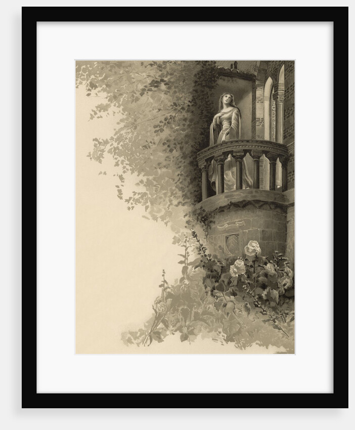 Book Illustration from Romeo and Juliet by William Shakespeare by Anonymous