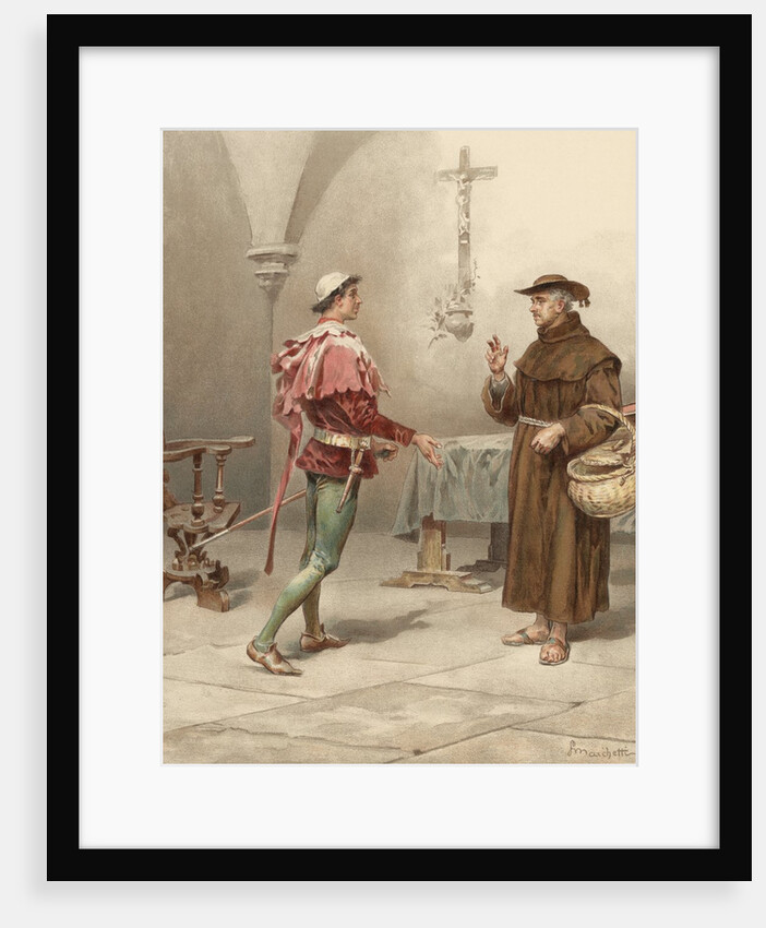 Book Illustration from Romeo and Juliet by William Shakespeare by Anonymous