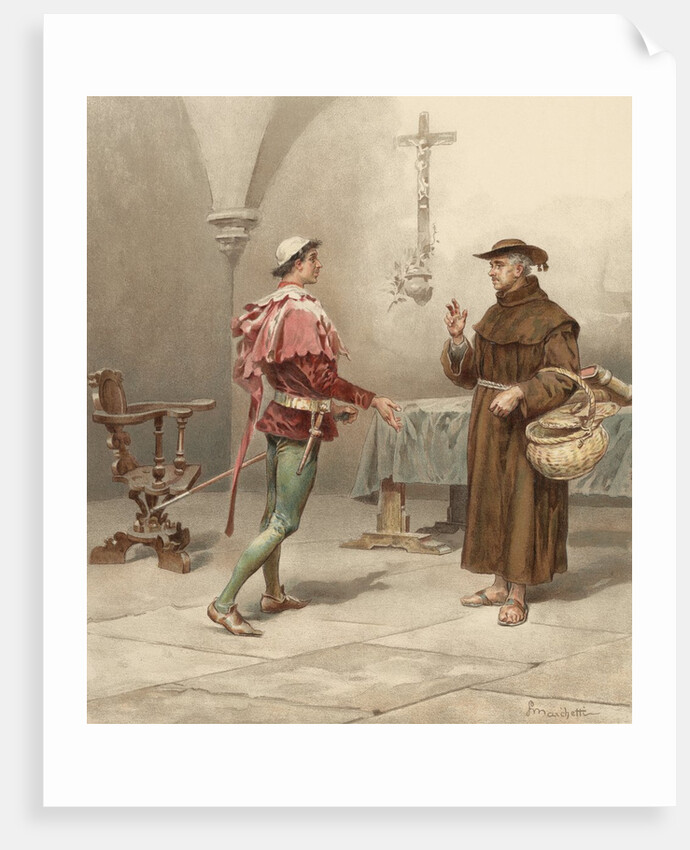 Book Illustration from Romeo and Juliet by William Shakespeare by Anonymous