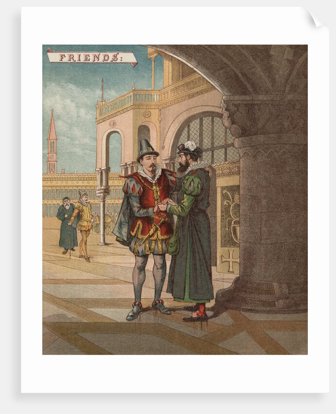 Illustration by R. Andre from Merchant of Venice by William Shakespeare by Anonymous