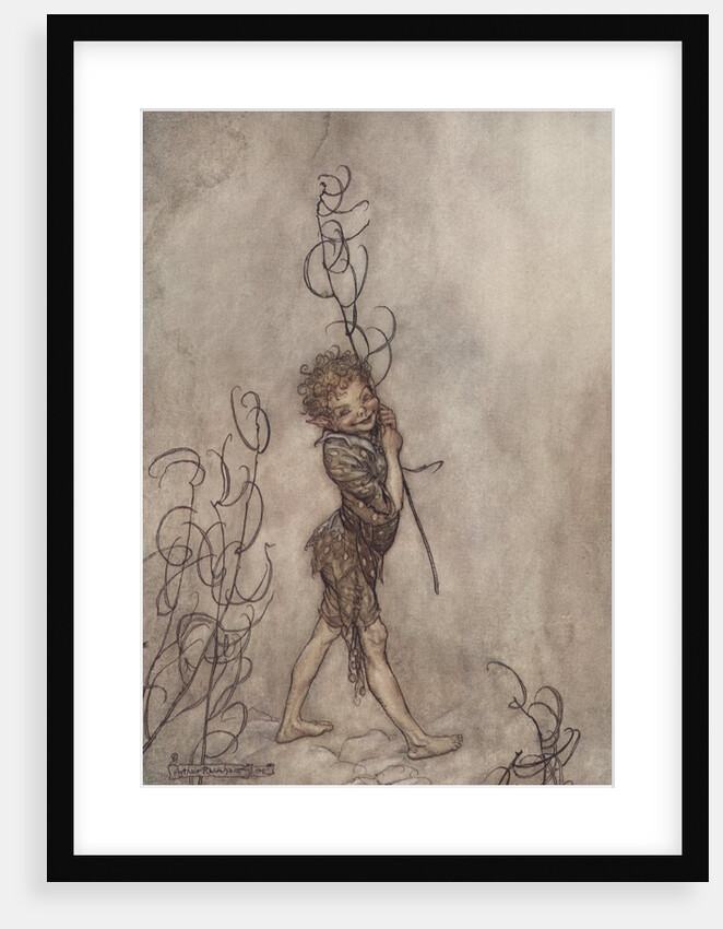 Illustration by Arthur Rackham from a Midsummer Night's Dream by William Shakespeare by Anonymous