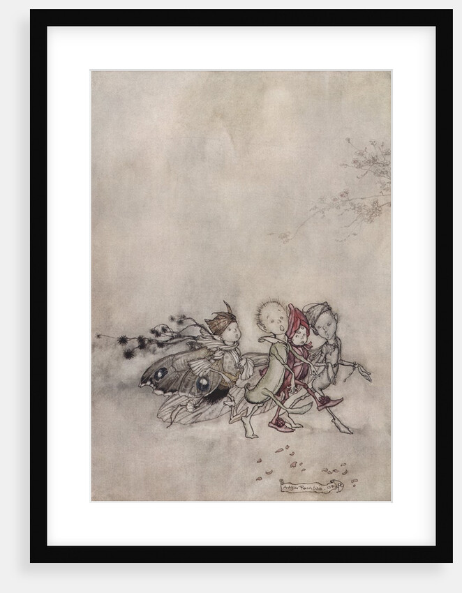 Illustration by Arthur Rackham from a Midsummer Night's Dream by William Shakespeare by Anonymous