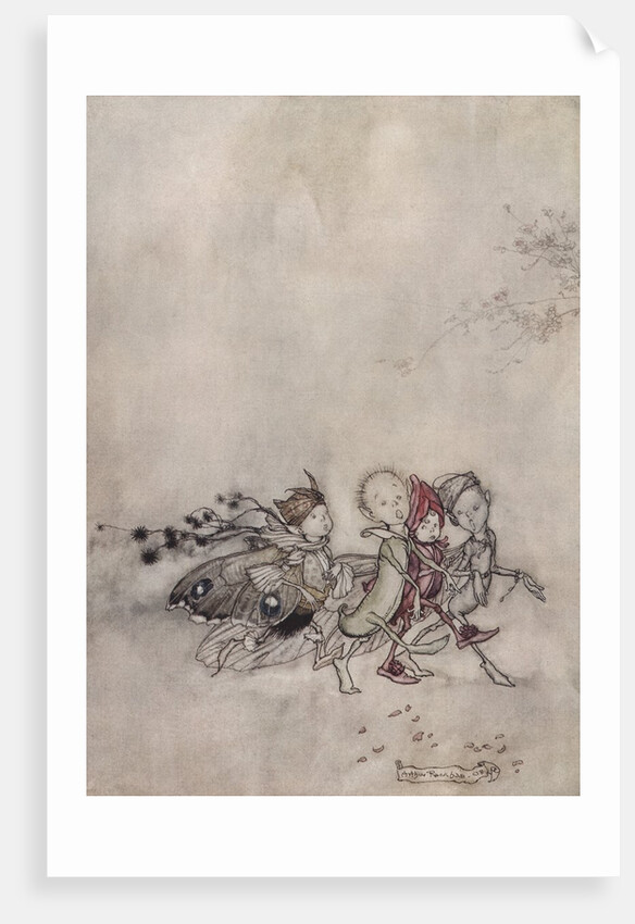 Illustration by Arthur Rackham from a Midsummer Night's Dream by William Shakespeare by Anonymous