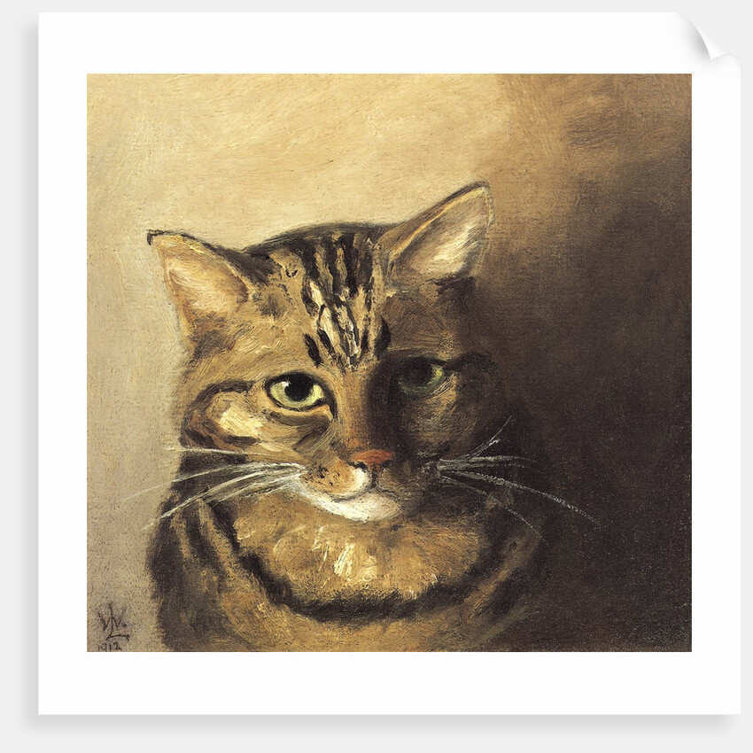 Tabby cat by Louis Wain