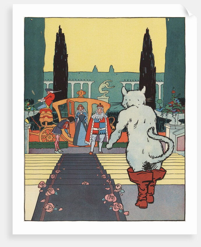 Illustration from Puss in Boots by Anonymous
