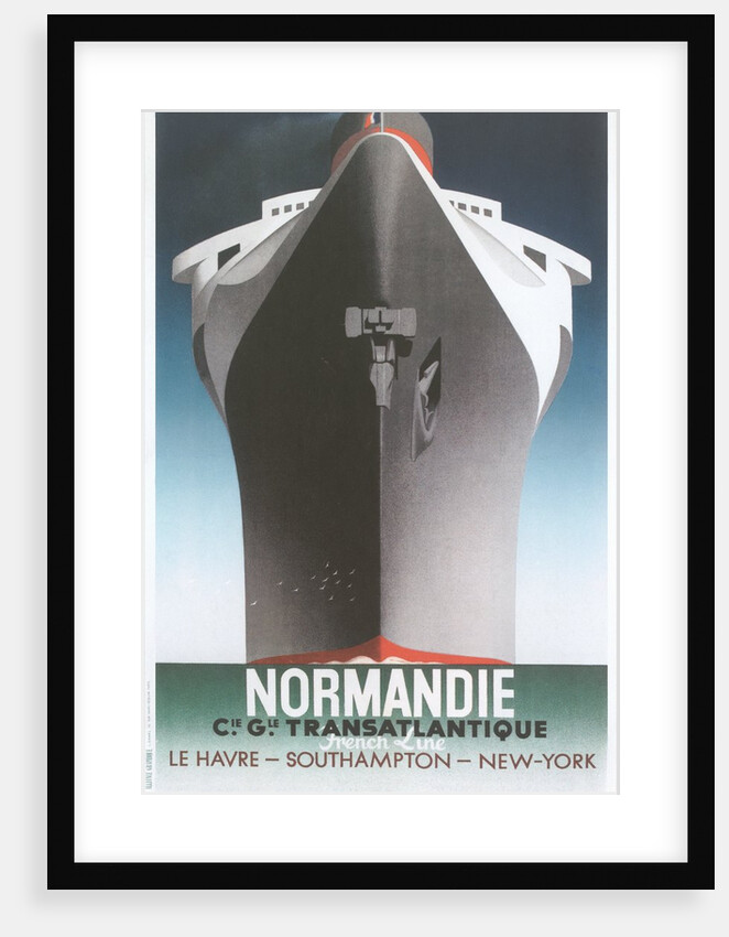 Normandie Ocean Liner by Anonymous