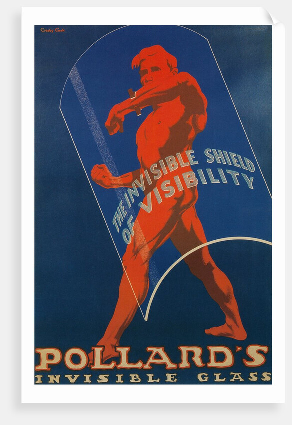 Pollard's Invisible Glass Poster Advertisement by Anonymous