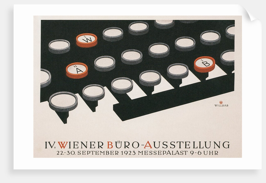 Poster for Office Exhibition in Vienna by Anonymous