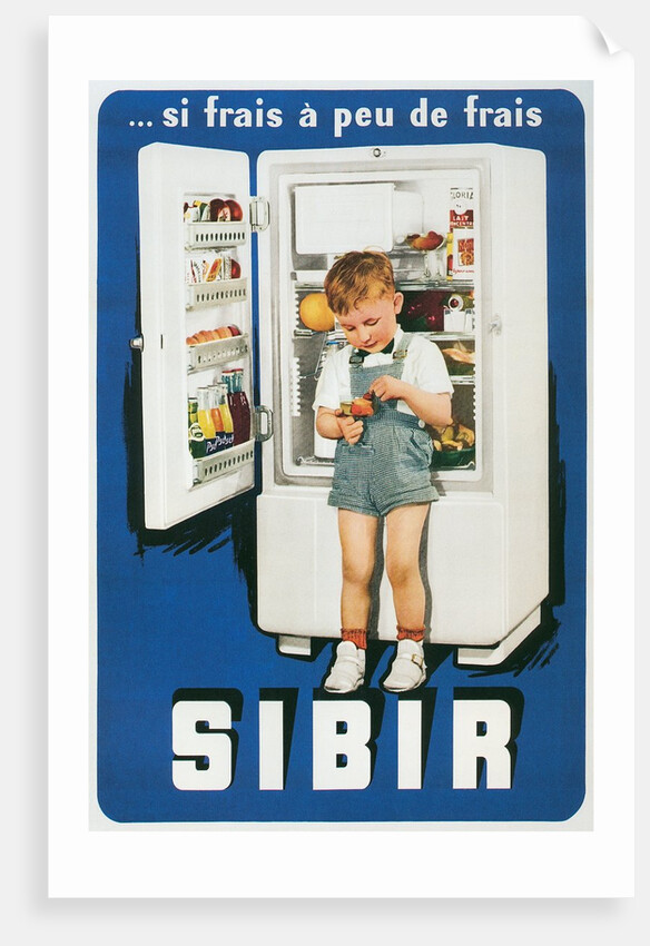 French Refrigerator Ad by Anonymous