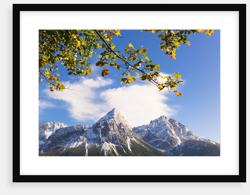 Mountain range in autumn by Anonymous