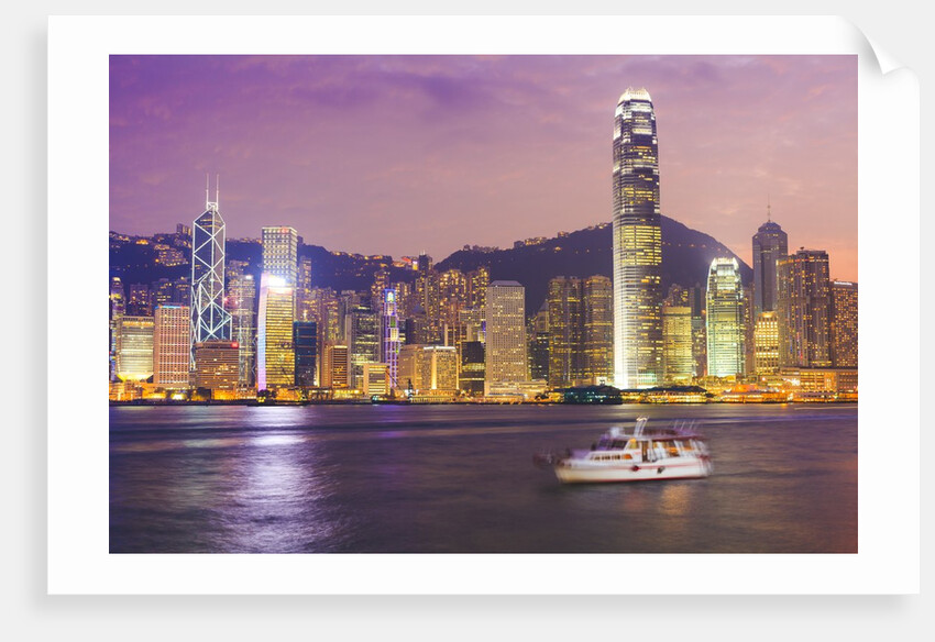 Hong Kong skyline by Anonymous