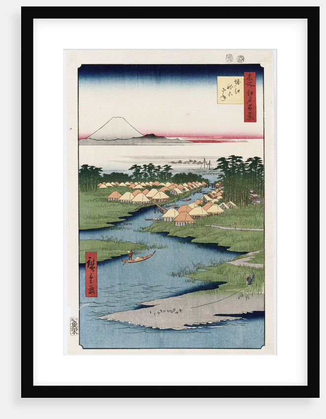 Nekozane at Horikiri by Ando Hiroshige from the series 'One Hundred Views of Famous Places in Edo' by Ando Hiroshige