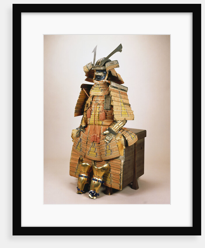 A Nimai Omodaka Odoshi Do Tosei-Gusoku suit of armour by Anonymous