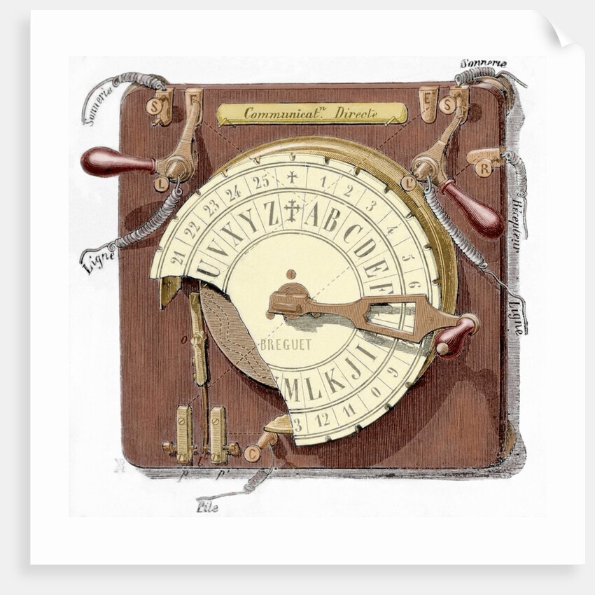 Quadrant telegraph by Breguet