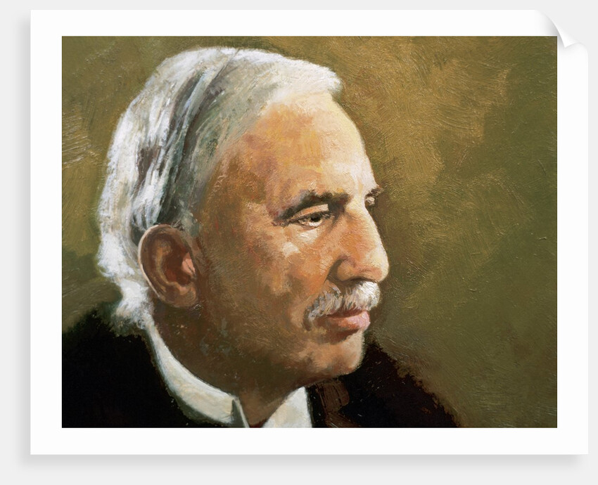 Ernest Rutherford (Nelson, New Zealand ,1871-Cambridge, 1937). English physicist by Anonymous