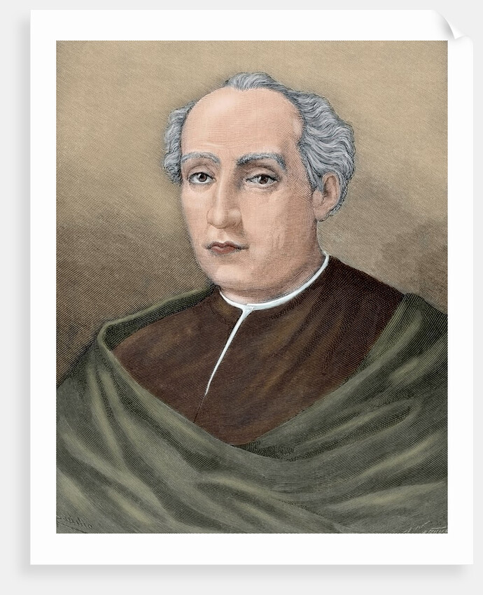 Christopher Columbus (1451-1506) . Navigator, colonizer, and explorer by Anonymous