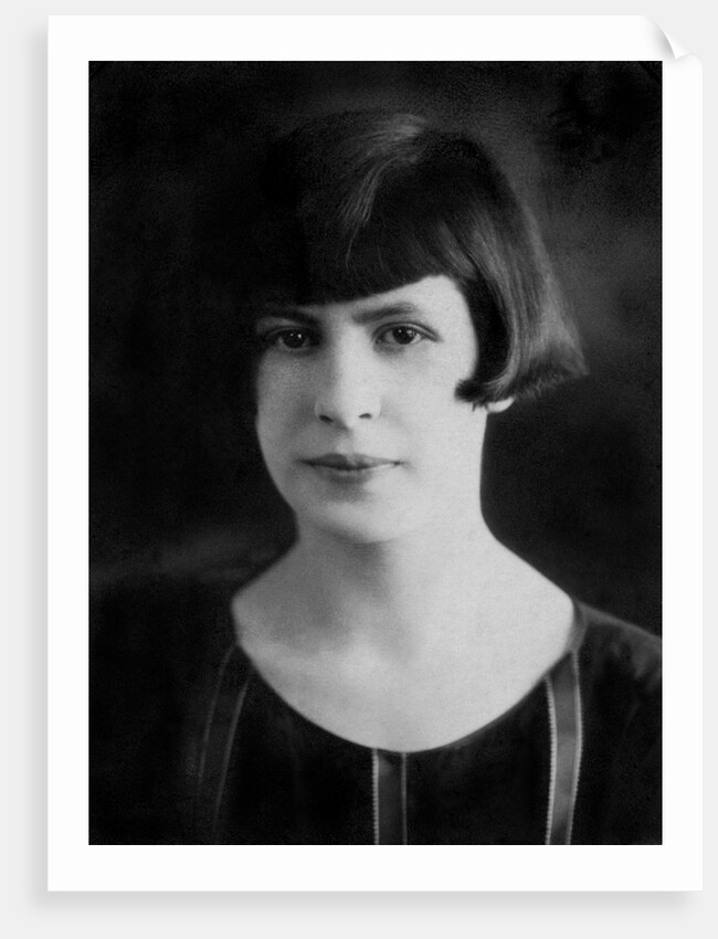 Young flapper studio portrait, ca. 1925 by Anonymous