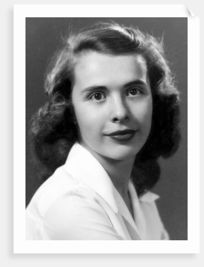 High school portrait of young woman, ca.1948 by Anonymous