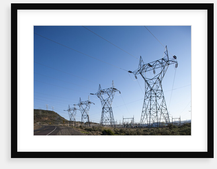 Power Lines, Ground Coulee Dam, Washington by Anonymous