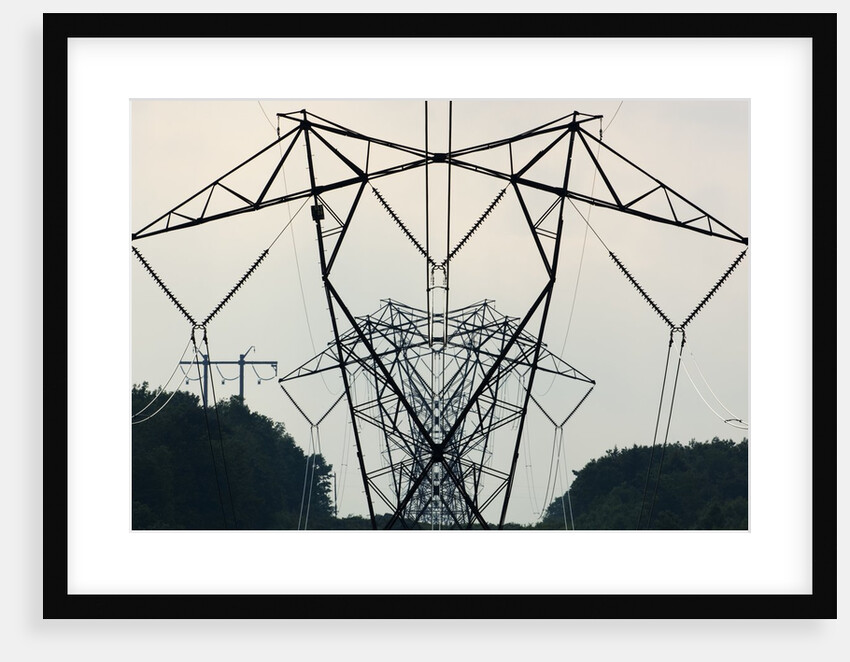 Power Lines, Mount Storm, West Virginia by Anonymous