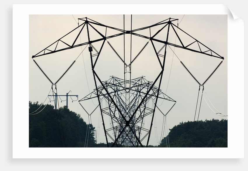 Power Lines, Mount Storm, West Virginia by Anonymous